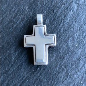 Agatha silver cross pendant